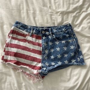 American flag shorts size 27